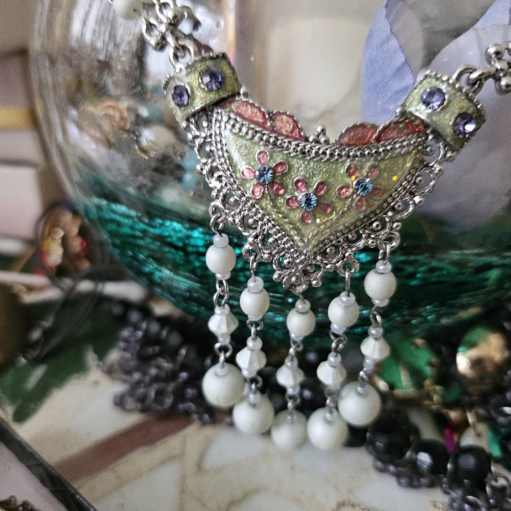 Vintage Victorian Style Neclace & Earrings ♡